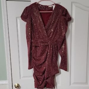 Burgundy Holiday Party Dress Nwt